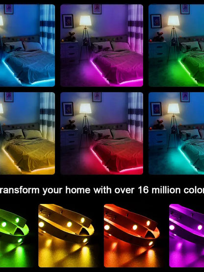 LED Strip Lights RGB 3535 ,5V 1M-30M,16 million colors, RGB , Led Strip Lighting Music Sync, Color Changing for Party Home