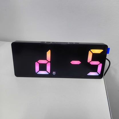 Voice Control Digital Alarm Clock Teperature Snooze Night Mode Desktop Table Clock 12/24H Anti-disturb Funtion LED Clocks Watch