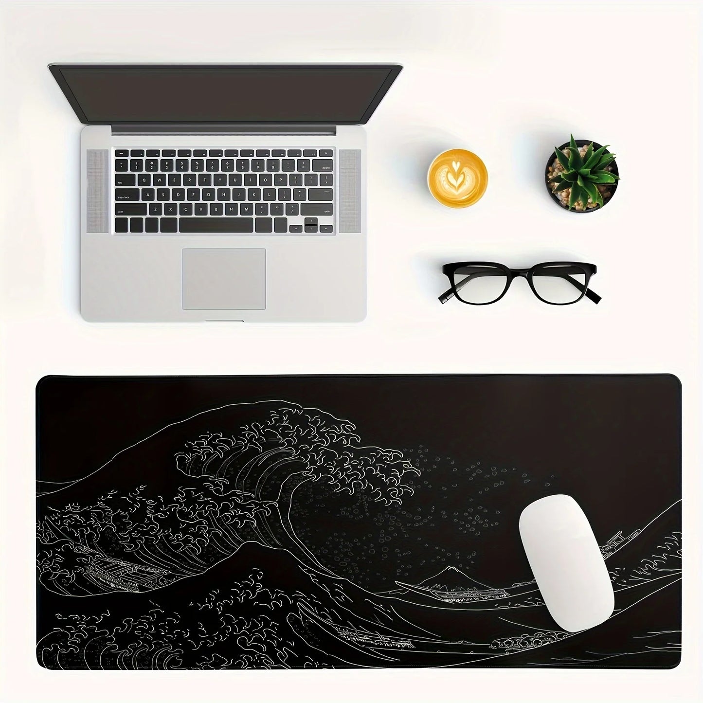 1PC Large Mouse Pads For Desk, Gaming Mouse Pad, Mouse Pad with Stitched Edges and Non-Slip Rubber Base, Extended Mouse Pad