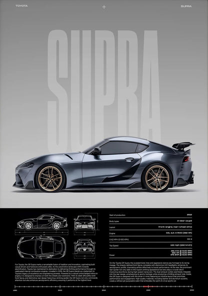 Classic Simple Wall Art Cars Luxury Esthetics Super Sports Car HD Canvas Print Poster Home Living Room and Bedroom Decoration