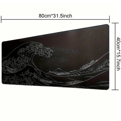 1PC Large Mouse Pads For Desk, Gaming Mouse Pad, Mouse Pad with Stitched Edges and Non-Slip Rubber Base, Extended Mouse Pad