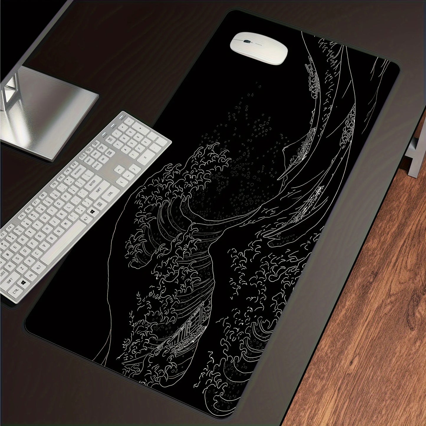 1PC Large Mouse Pads For Desk, Gaming Mouse Pad, Mouse Pad with Stitched Edges and Non-Slip Rubber Base, Extended Mouse Pad