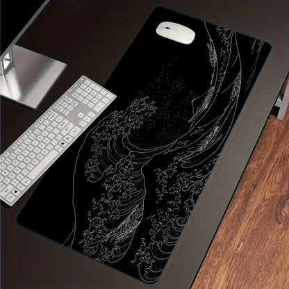 1PC Large Mouse Pads For Desk, Gaming Mouse Pad, Mouse Pad with Stitched Edges and Non-Slip Rubber Base, Extended Mouse Pad