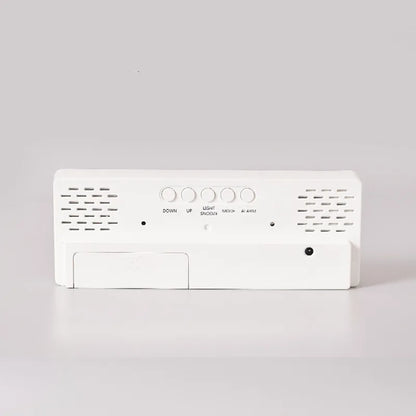 Voice Control Color Digital Alarm Clock TEMP Date Display Night Mode Snooze Table Clock Anti-disturb Function 12/24H LED Clock