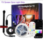 RGBIC TV Backlight Strip With AR Color Gamut Sensor App Control can Capture Part of The Color on The Screen 16.4FT/65-85 TV