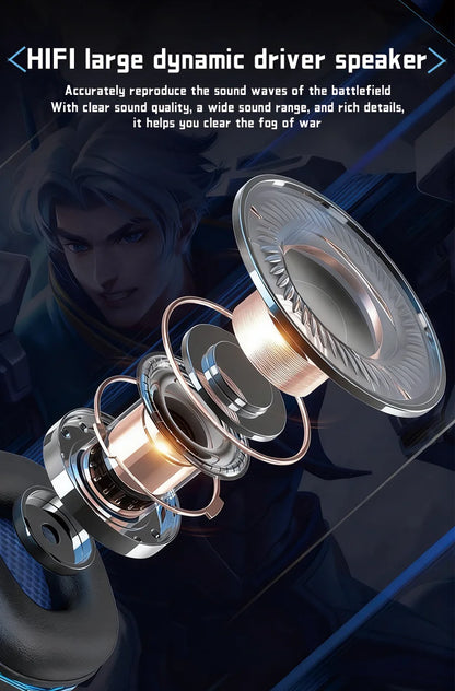 A7 Headphones Wired Gaming Headset Earphones Music For computer With Mic Headset Stereo SVirtual Surround Bass LED Light Gamer